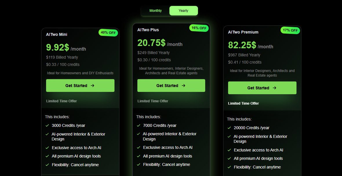 AItwo Pricing Plans | Best Free AI Tools Price Guide