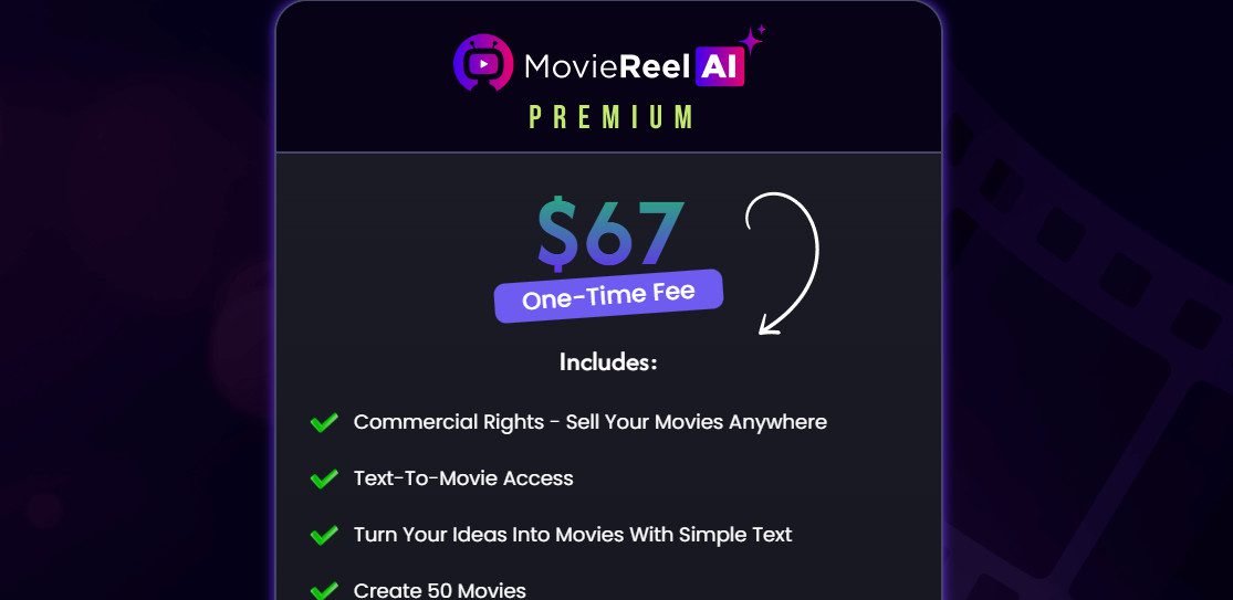 Moviereel AI Premium Lifetime Offer Pricing Plans | Best Free AI Tools Price Guide