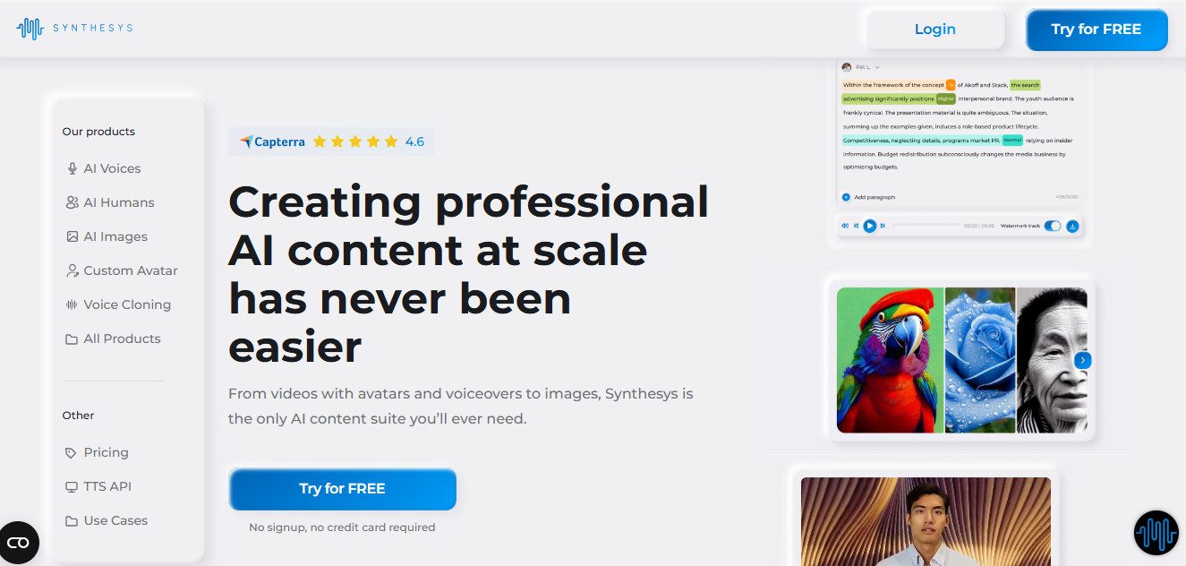 Synthesys Studio AI Review Platform Overview | Best Free AI Tools Review