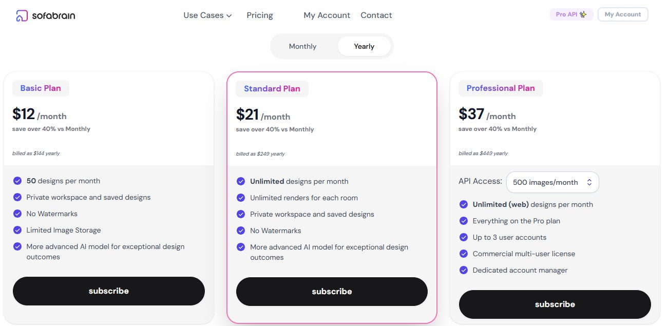 Sofabrain AI Pricing Plans | Best Free AI Tools Price Guide