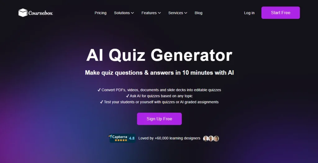 AI Quiz Generator Review Platform Overview | Best Free AI Tools Review