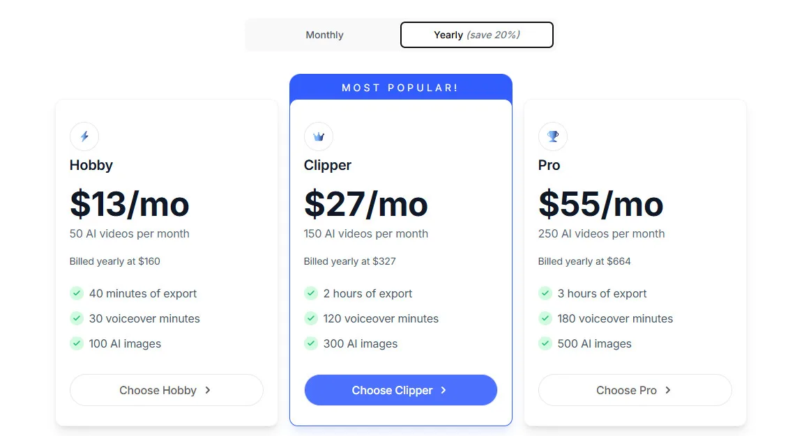 Crayo AI Pricing Plans | Best Free AI Tools Price Guide