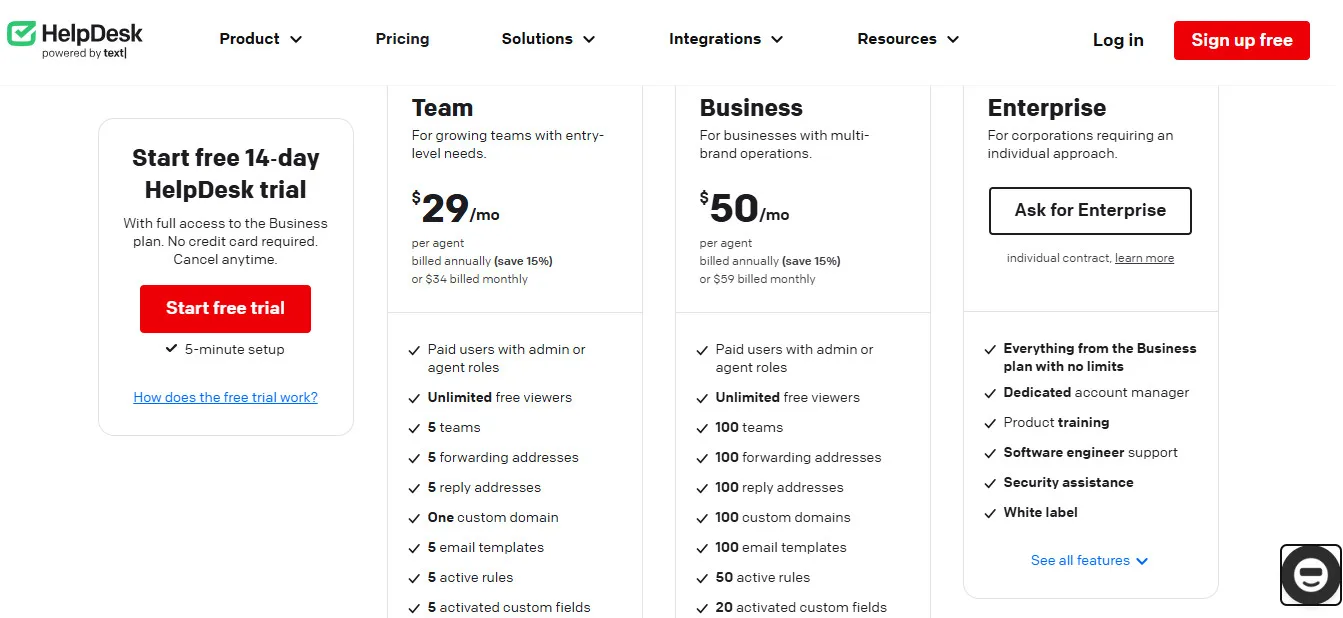 Helpdesk AI Pricing Plans | Best Free AI Tools Price Guide