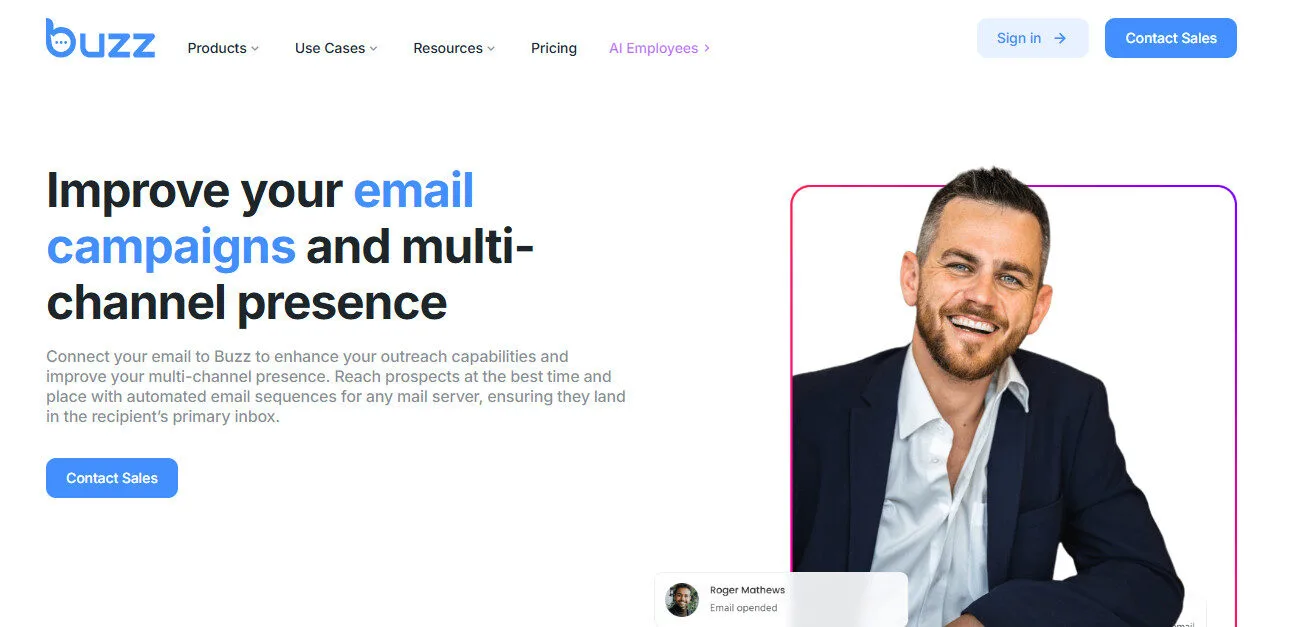 Buzz AI Email Campaigns AI Features Platform Overview | Best Free AI Tools Team Review