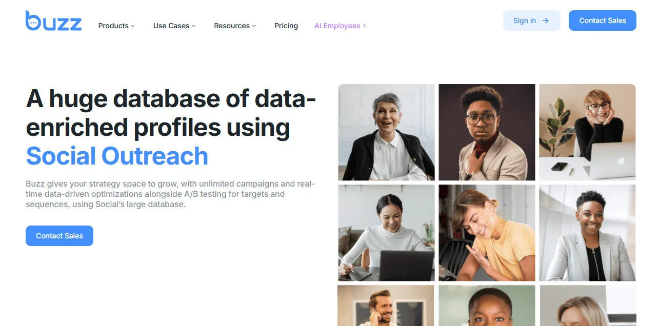 Buzz AI Social Outreach AI Features Platform Overview | Best Free AI Tools Team Review