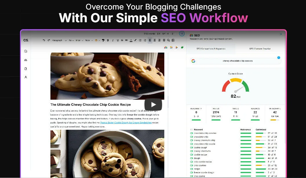 Copyspace AI SEO Workflow Features Platform Overview | Best Free AI Tools Team Review