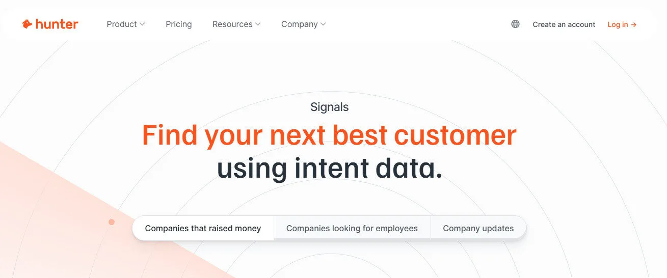Hunter.io Intent Data AI Features Platform Overview | Best Free AI Tools Team Review