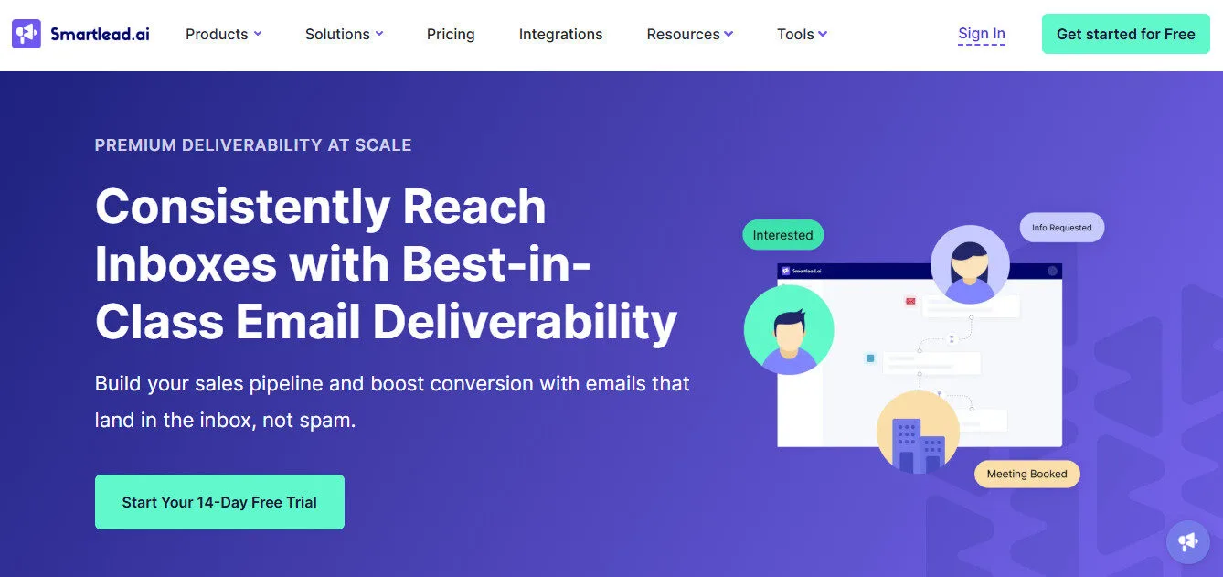Smartlead AI Premium Email Deliverability at Scale Features Platform Overview | Best Free AI Tools Team Review