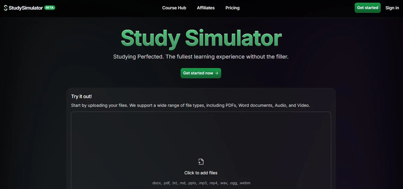 Studysim AI Review Platform Overview | Best Free AI Tools Review