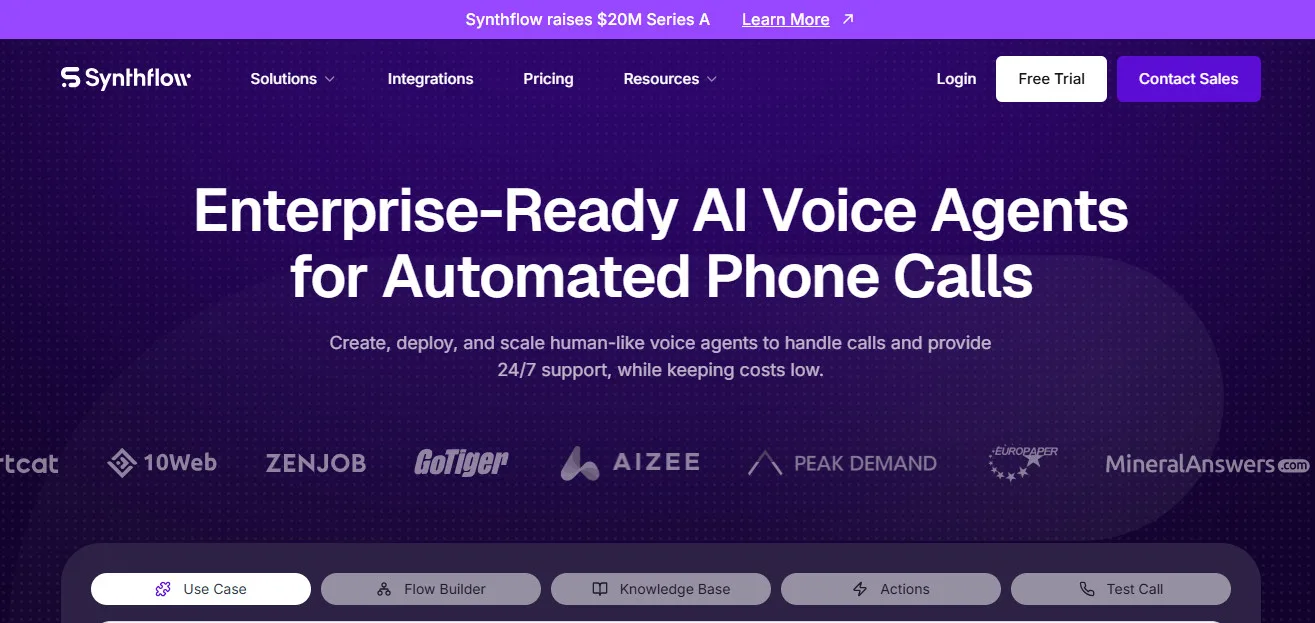 Synthflow AI Review Platform Overview | Best Free AI Tools Review