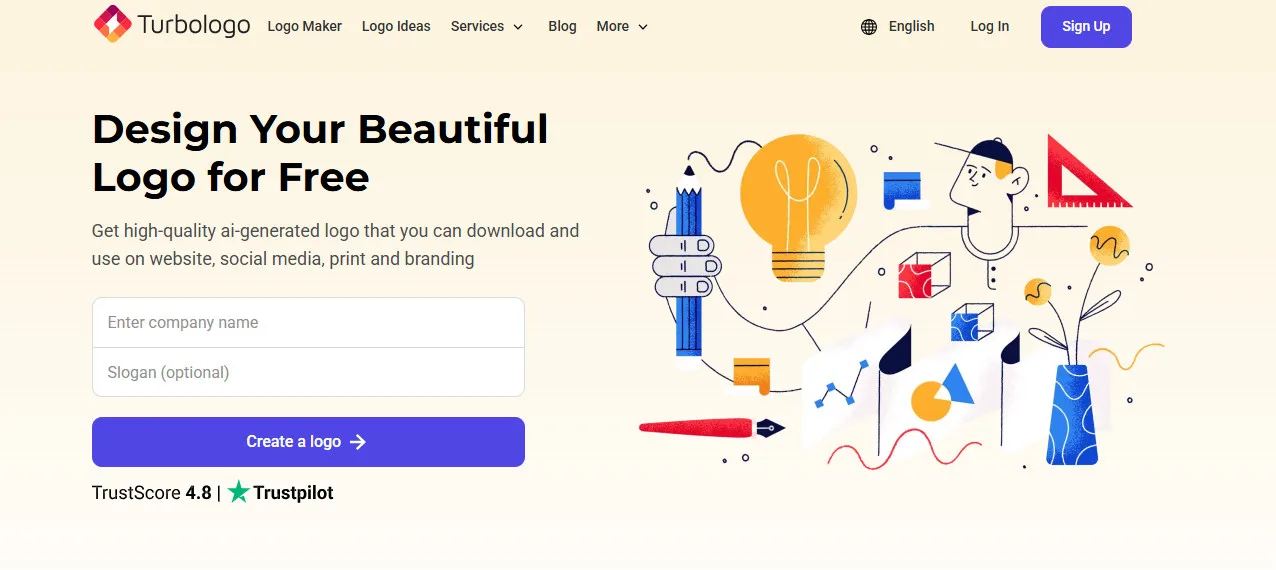Turbologo AI Review Platform Overview | Best Free AI Tools Review