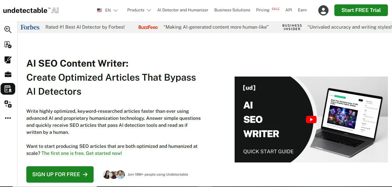 Undetectable AI SEO Content Writer Futures Platform Overview | Best Free AI Tools Team Review