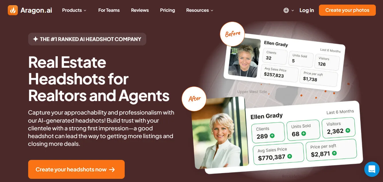 Aragon AI Real Estate Headshots Generator with AI Features Platform Overview | Best Free AI Tools Team Review