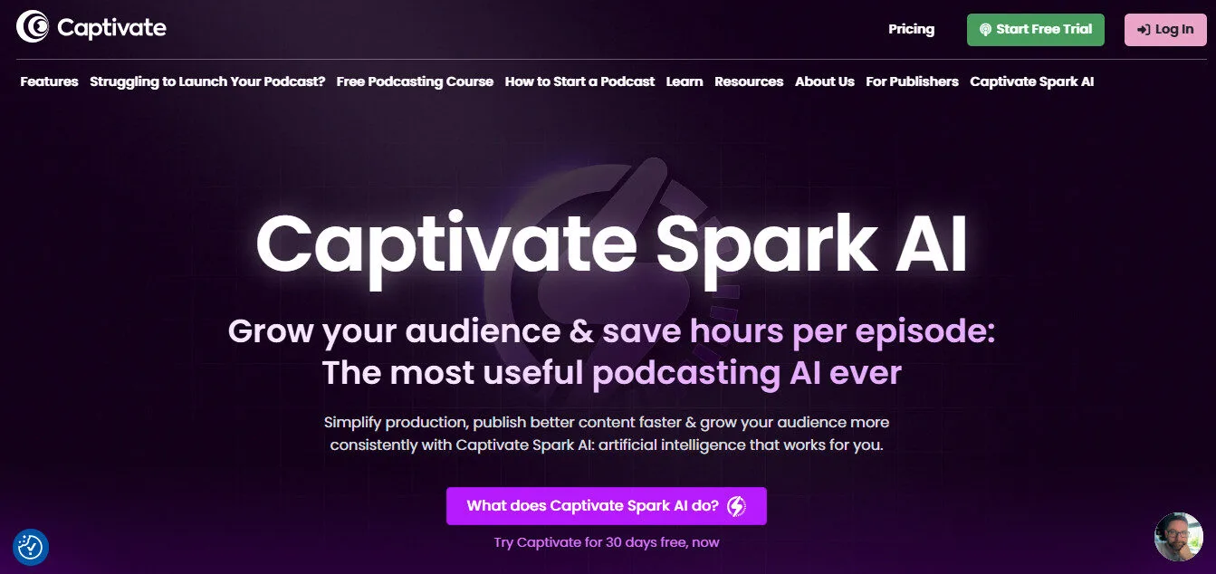 Captivate.fm Captivate Spark AI Features Platform Overview | Best Free AI Tools Team Review