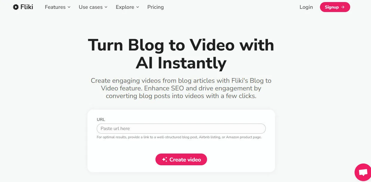 Fliki AI Convert Blog to Video Features Platform Overview | Best Free AI Tools Team Review