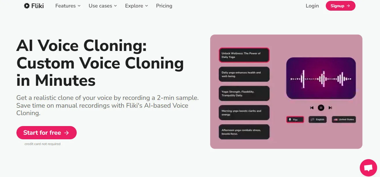 Fliki AI Voice Cloning Features Platform Overview | Best Free AI Tools Team Review
