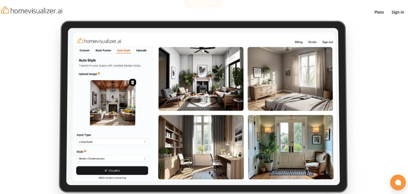 Homevisualizer AI Room Visualizer Features Platform Overview | Best Free AI Tools Team Review