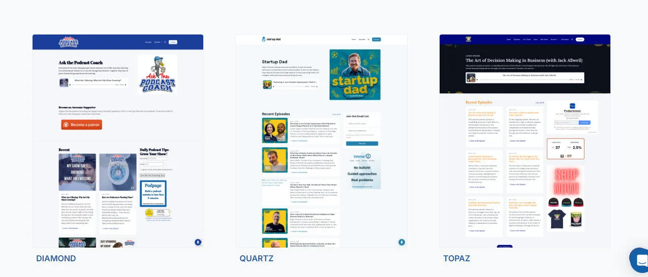Podpage Podcast Website Templates Features Platform Overview | Best Free AI Tools Team Review