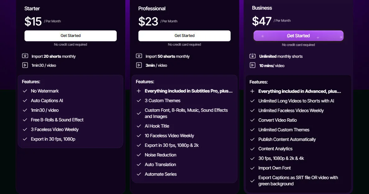 Sendshort AI Yearly Pricing Plans | Best Free AI Tools Price Guide