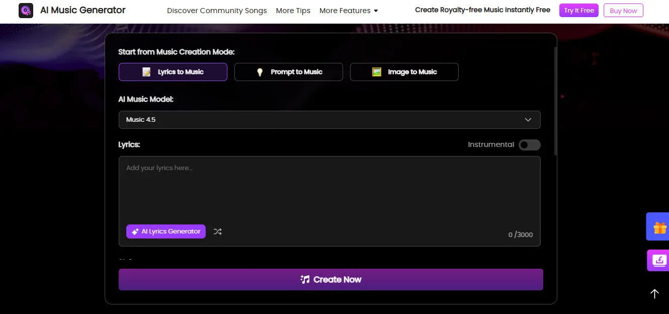 Topmediai Free AI Music Generators Features Platform Overview | Best Free AI Tools Team Review