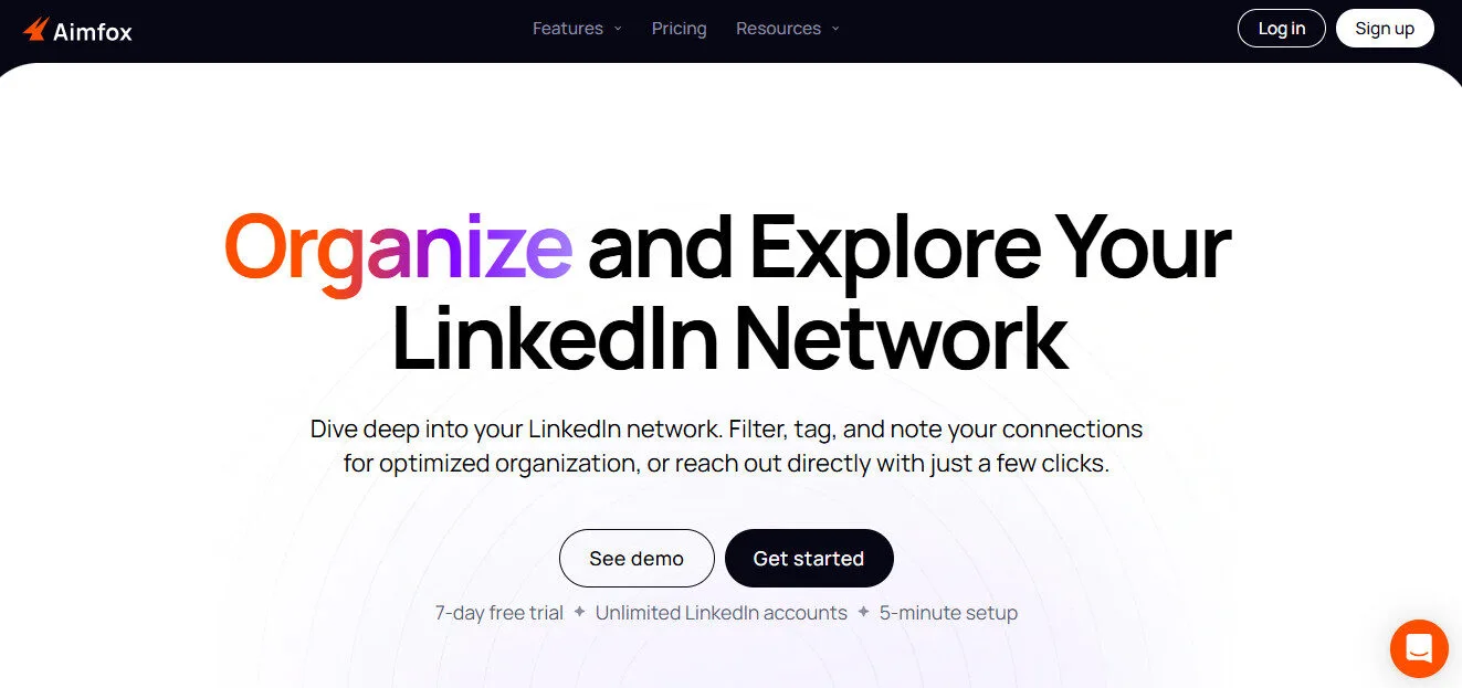 Aimfox Linkedin Leads Network Organize with AI Features Platform Overview | Best Free AI Tools Team Review
