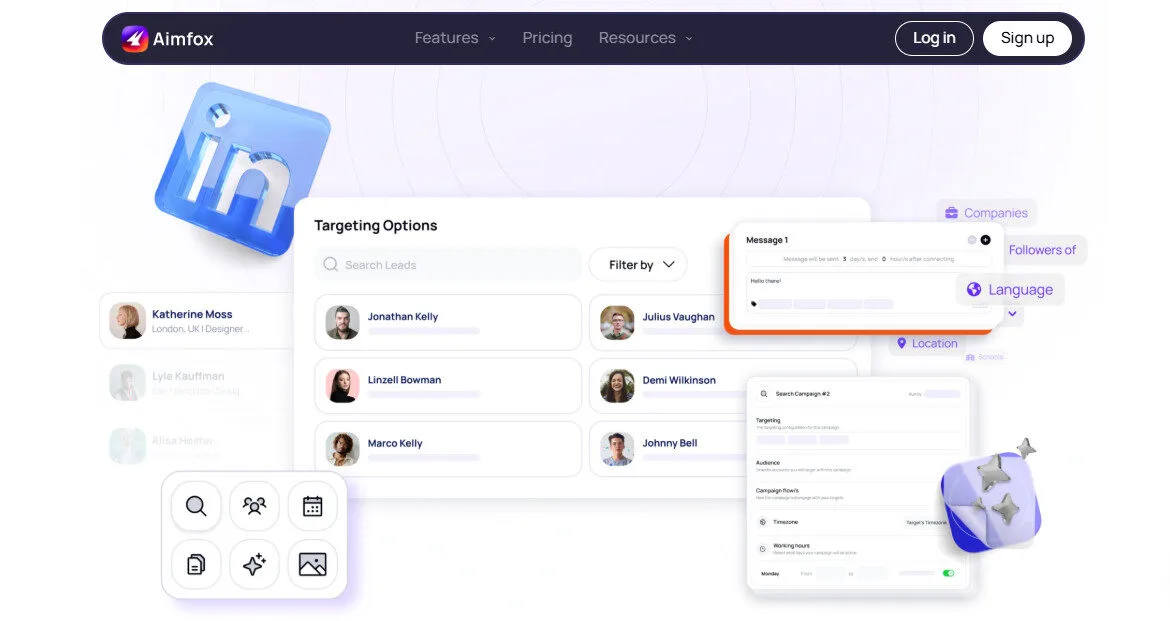 Aimfox Linkedin Outreach with AI Features Platform Overview | Best Free AI Tools Team Review
