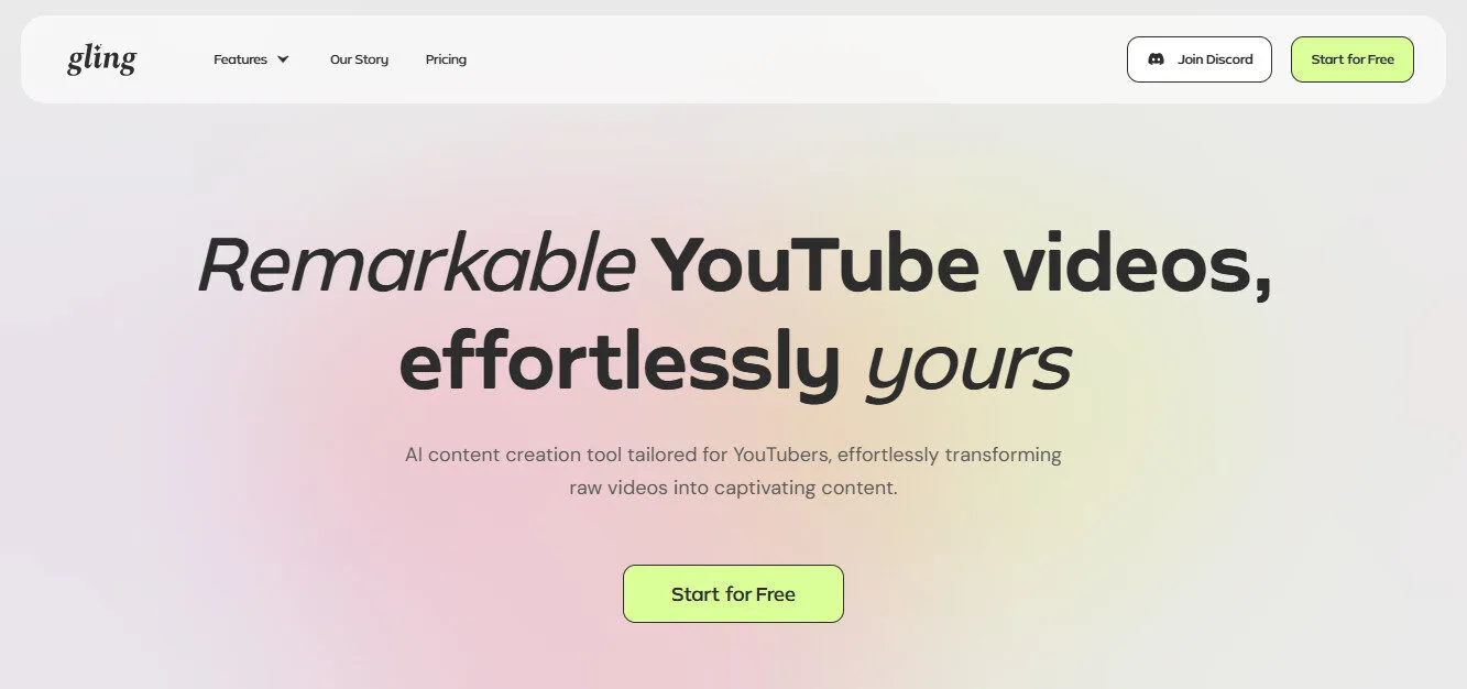 Gling AI Review Platform Overview | Best Free AI Tools Review