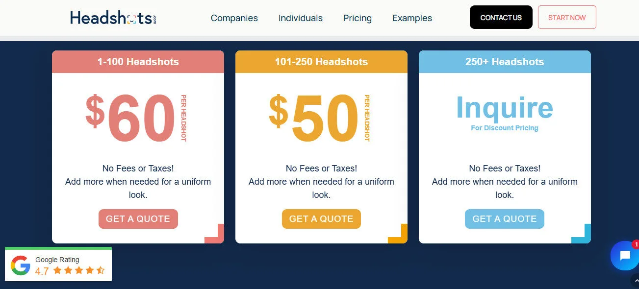 Headshots Pricing Plans | Best Free AI Tools Price Guide