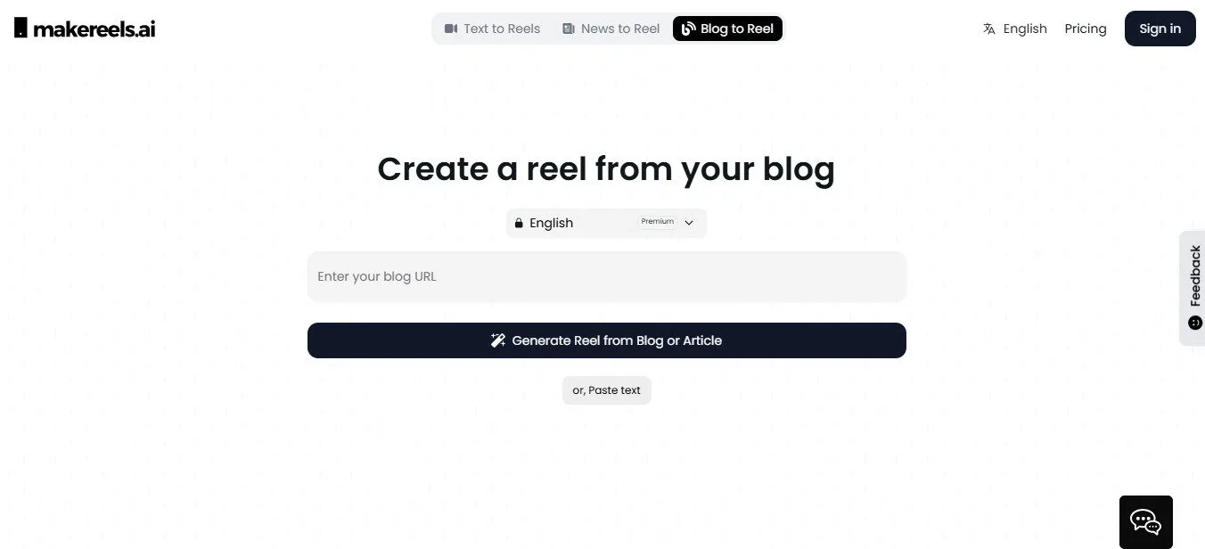 Makereels AI Blog to Reels Generators AI Features Platform Overview | Best Free AI Tools Team Review