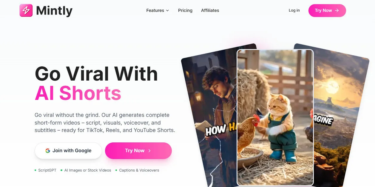 Mintly Shorts Video Generator with AI Features Platform Overview | Best Free AI Tools Team Review