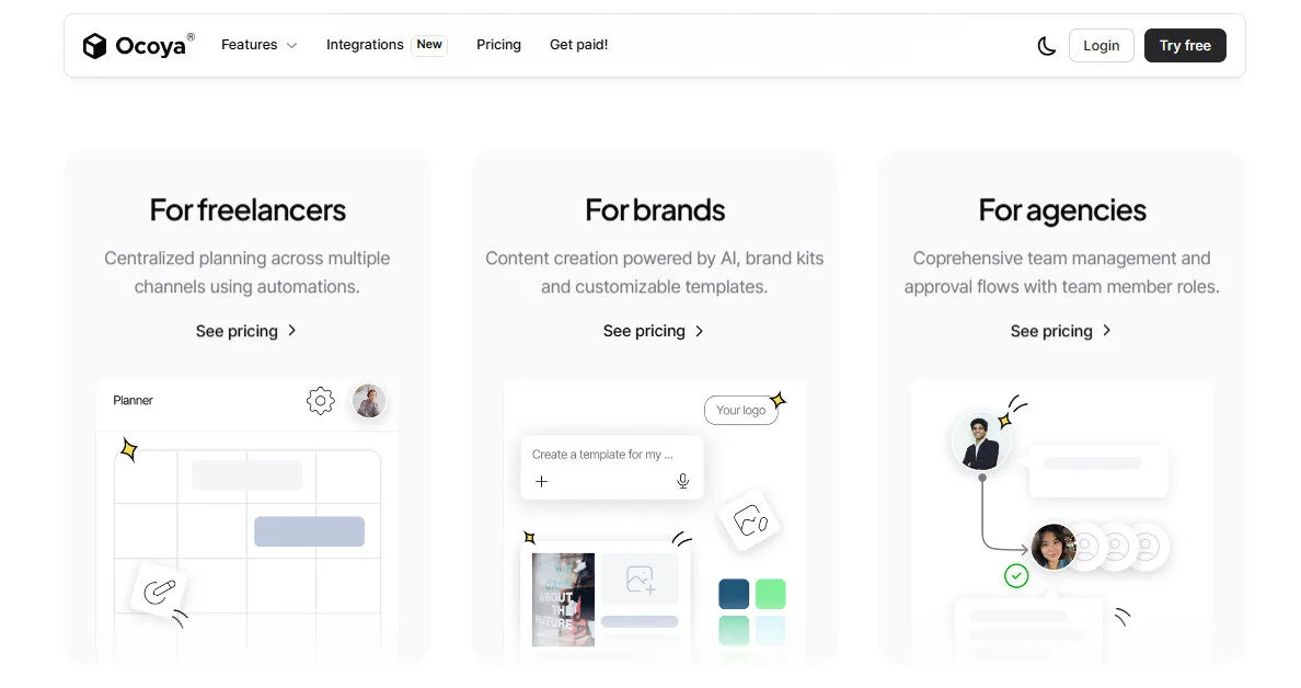 Ocoya for Freelancers Brands and Agencies Platform Overview | Best Free AI Tools Team Review