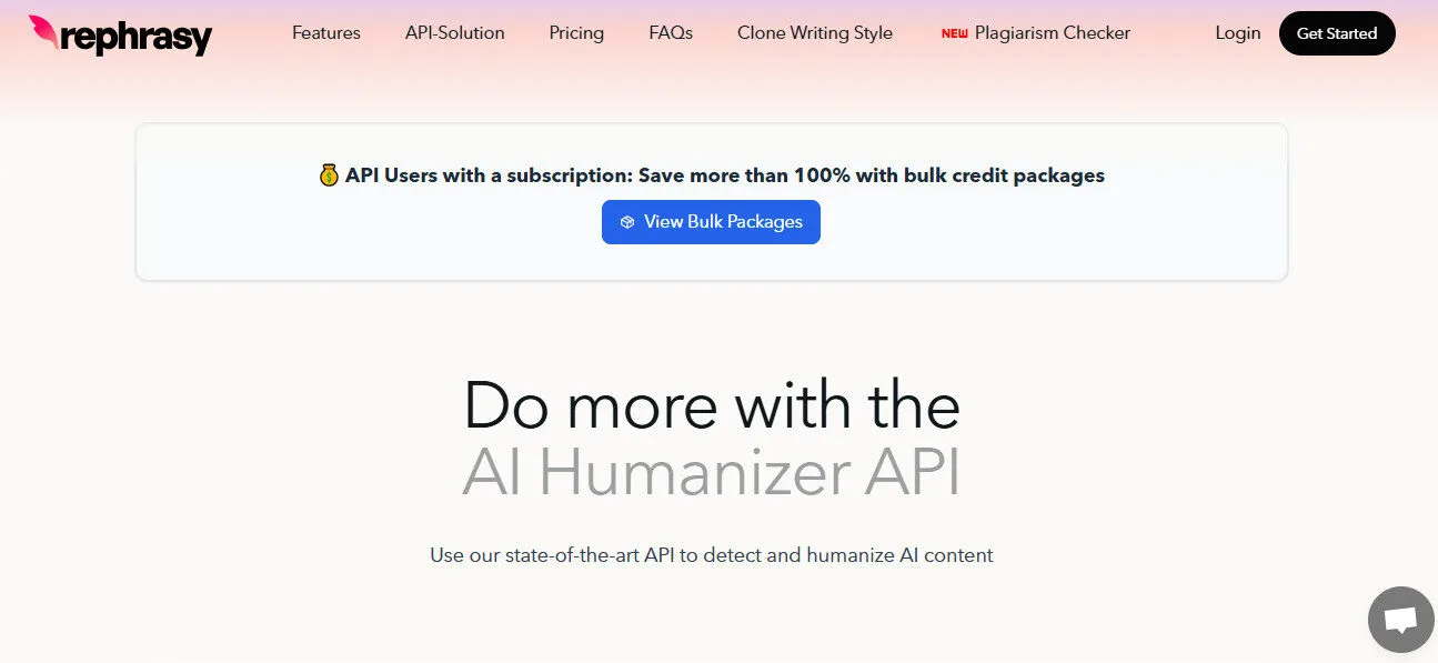 Rephrasy AI API Features Platform Overview | Best Free AI Tools Team Review