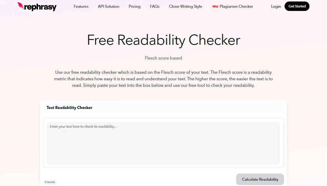 Rephrasy AI Free Readability Checker with AI Features Platform Overview | Best Free AI Tools Team Review