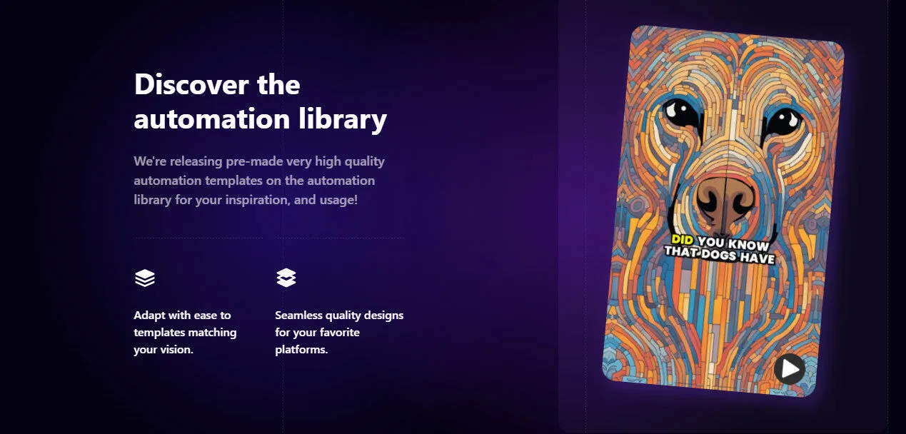 ShortX AI Automate Template Library Video Generator AI Features Platform Overview | Best Free AI Tools Team Review