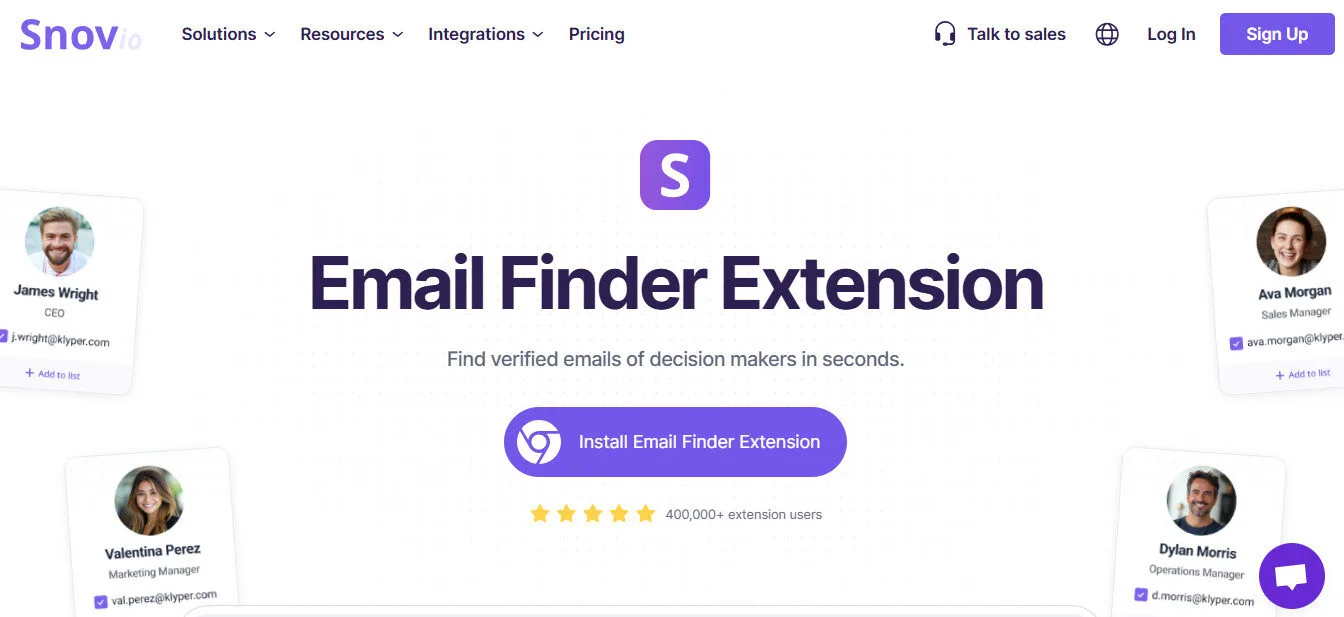 Snov.io Email Finder Chrome Extension AI Features Platform Overview | Best Free AI Tools Team Review