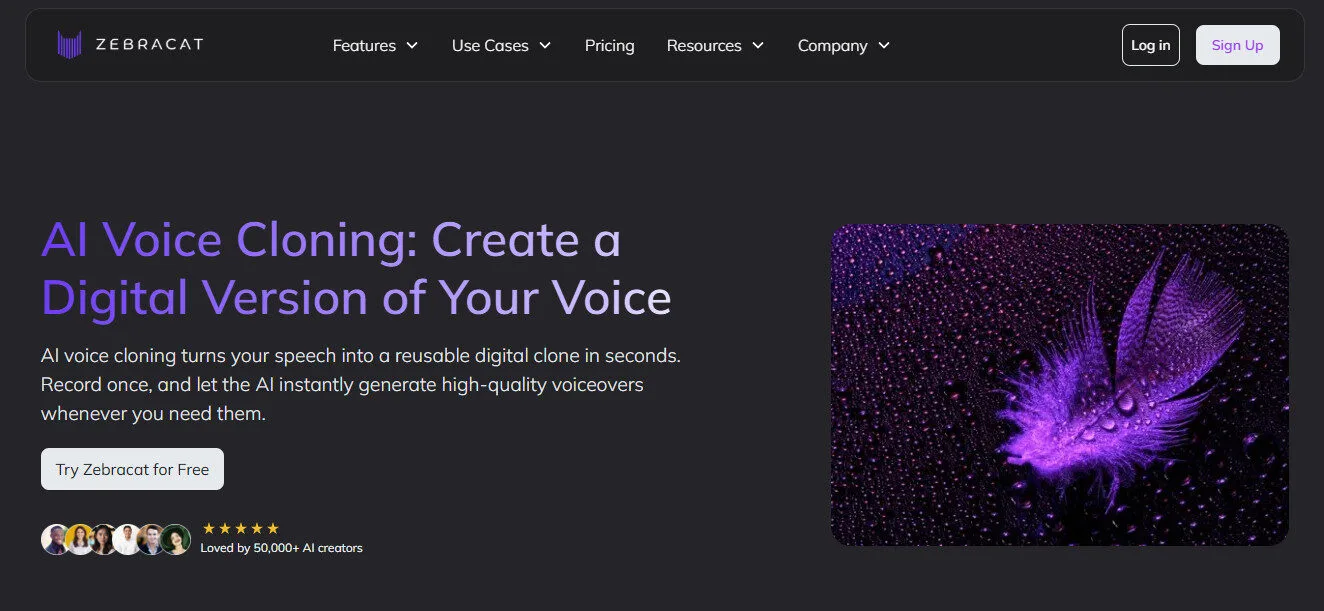Zebracat AI Voice Cloning with AI Features Platform Overview | Best Free AI Tools Team Review