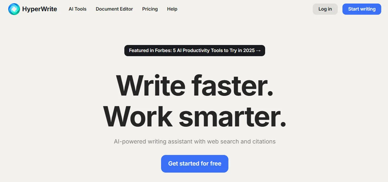 Hyperwrite AI Review Platform Overview | Best Free AI Tools Review